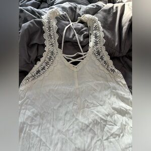 White lace sundress
